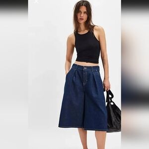 Free People Denim Culottes